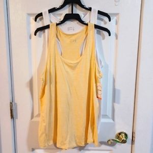 Jockey womens 2 pack racerback tanks new.